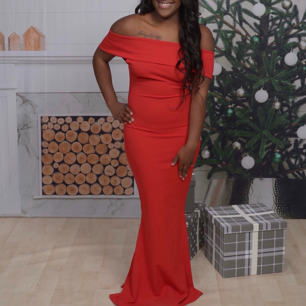 Fashion Nova off the shoulder dress